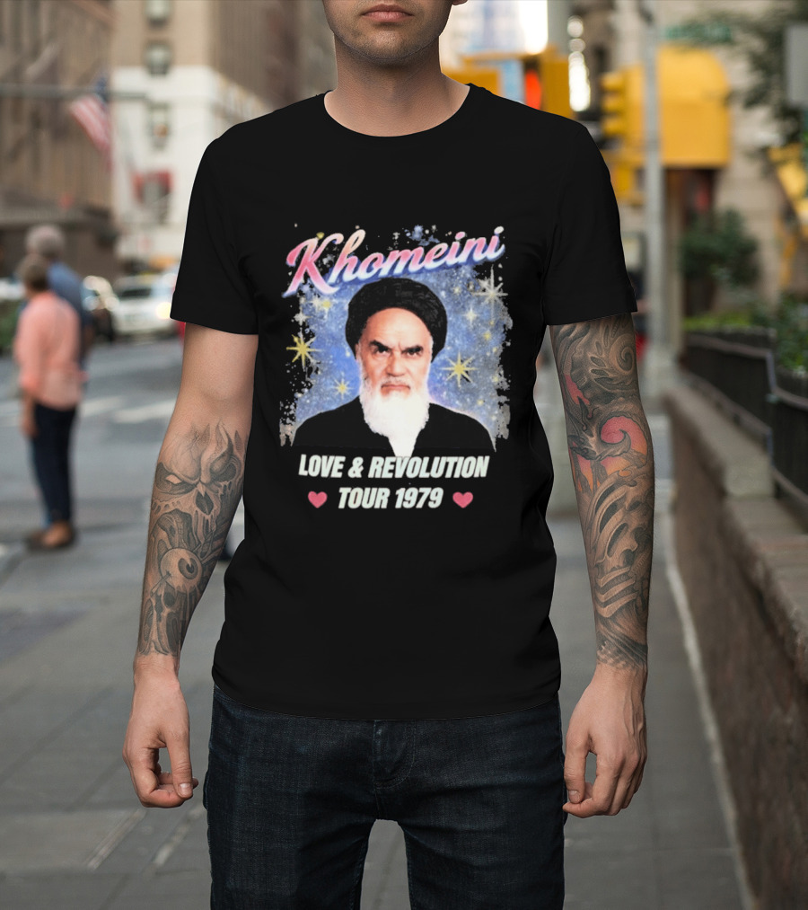 Khomeini Love & Revolution Tour 1979 T-Shirt
