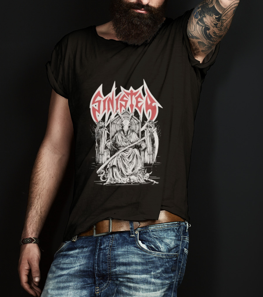 Sinister Entering The Underworld Metal Band T-Shirt