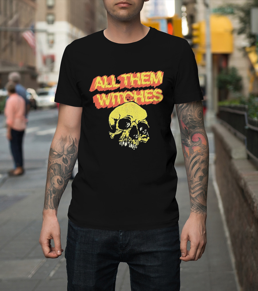 All Them Witches Skull Punk Bold Graphic 2026 T-Shirt