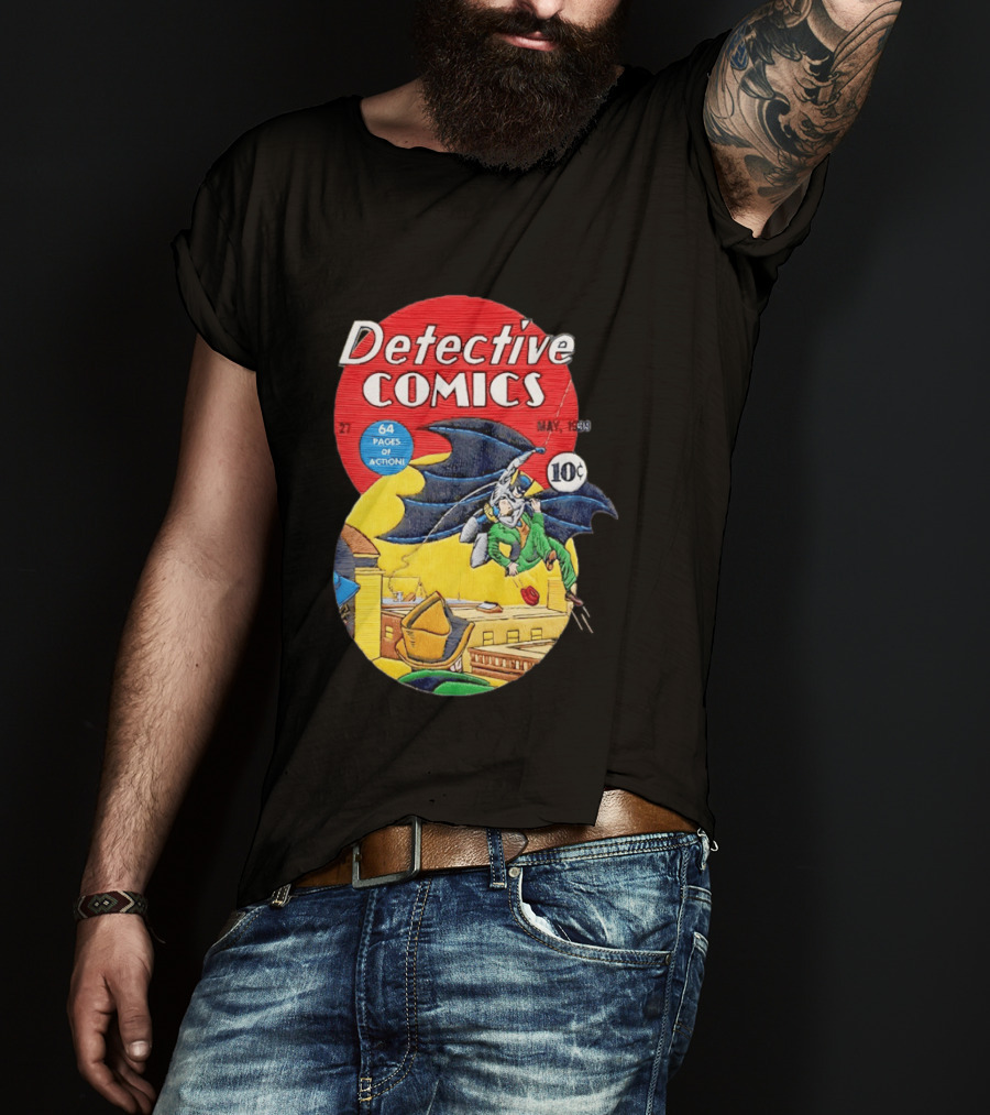 Detective Comics 27 May 1939 Batman 64 Pages Of Action T-Shirt