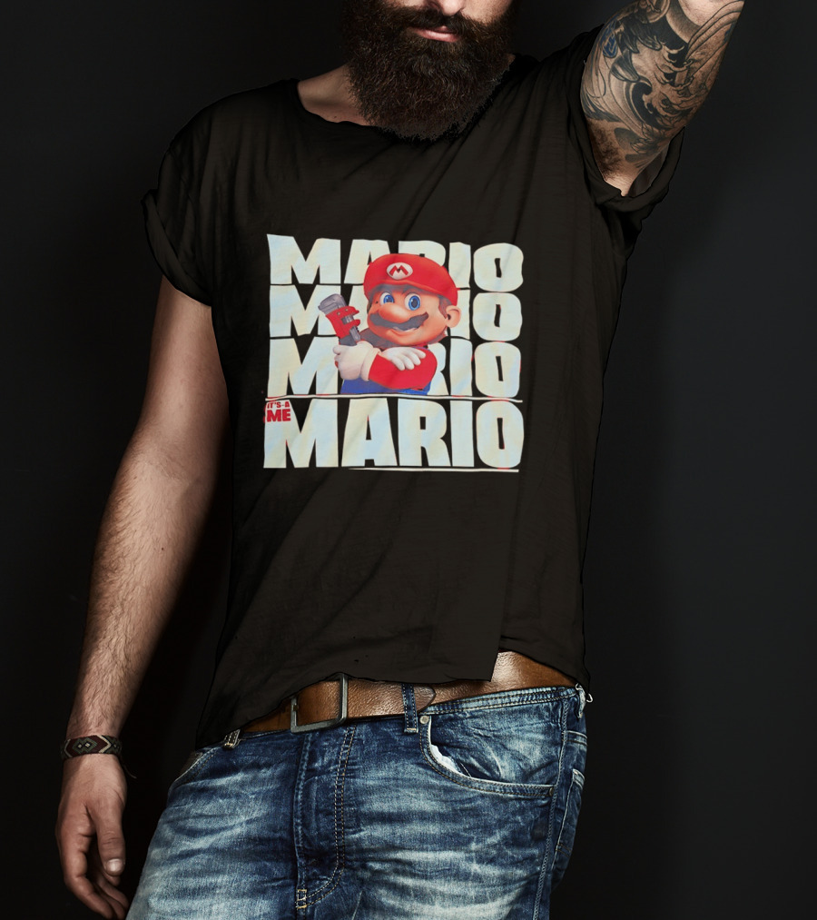 Mario Bros Red Movie It's A Me T-Shirt