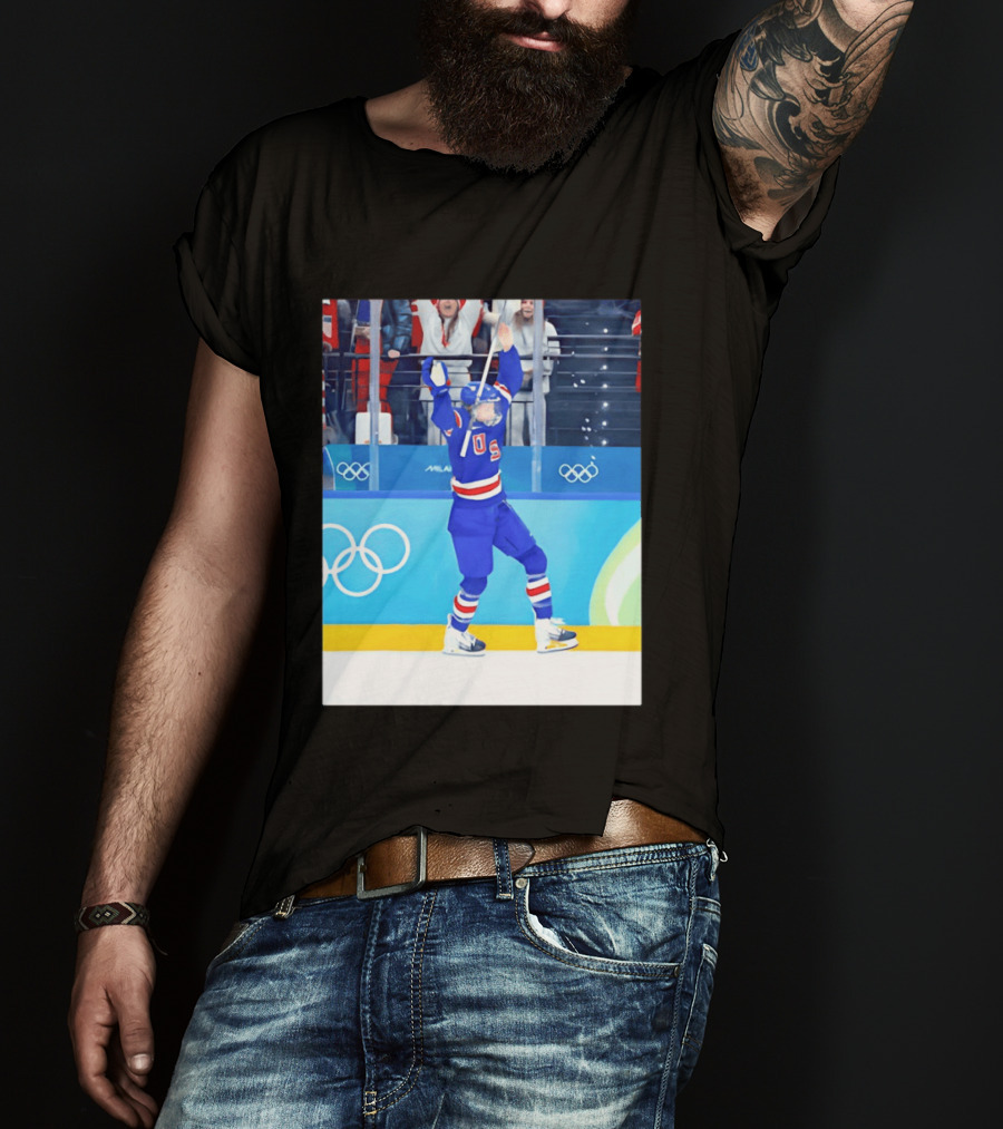 Megan Keller USA Women's Ice Hockey 2026 Olympics Celebration T-Shirt