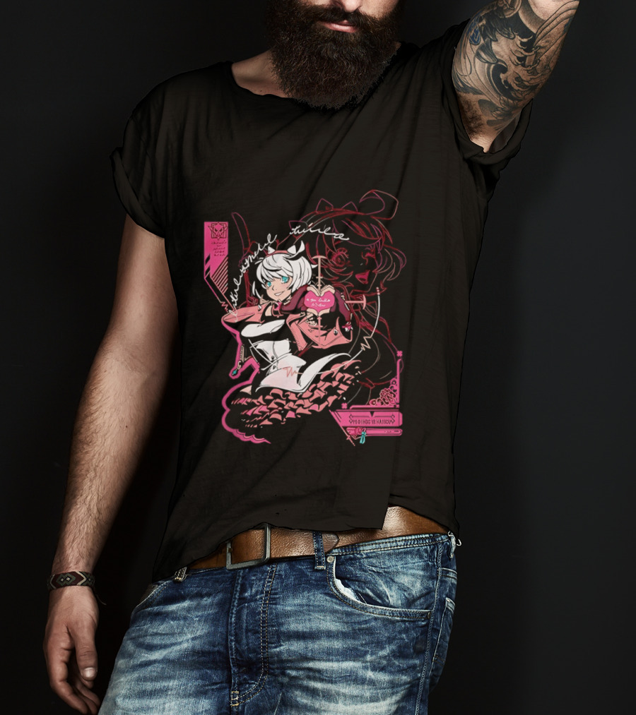 Elphelt Valentine Guilty Strive Eighty Sixed Valentines Day Gaming Character Floral T-Shirt
