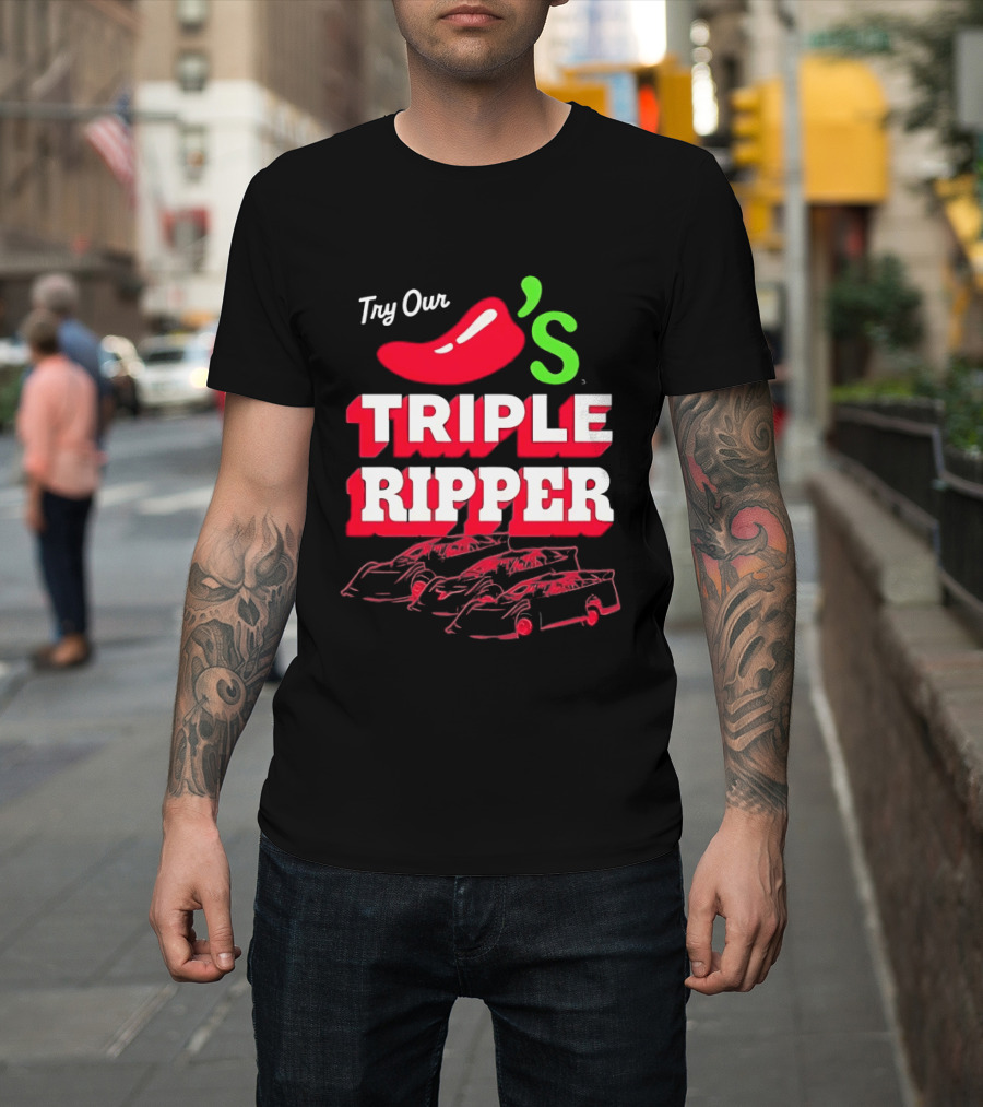 Try Our Chili's Triple Ripper Racing Cars T-Shirt