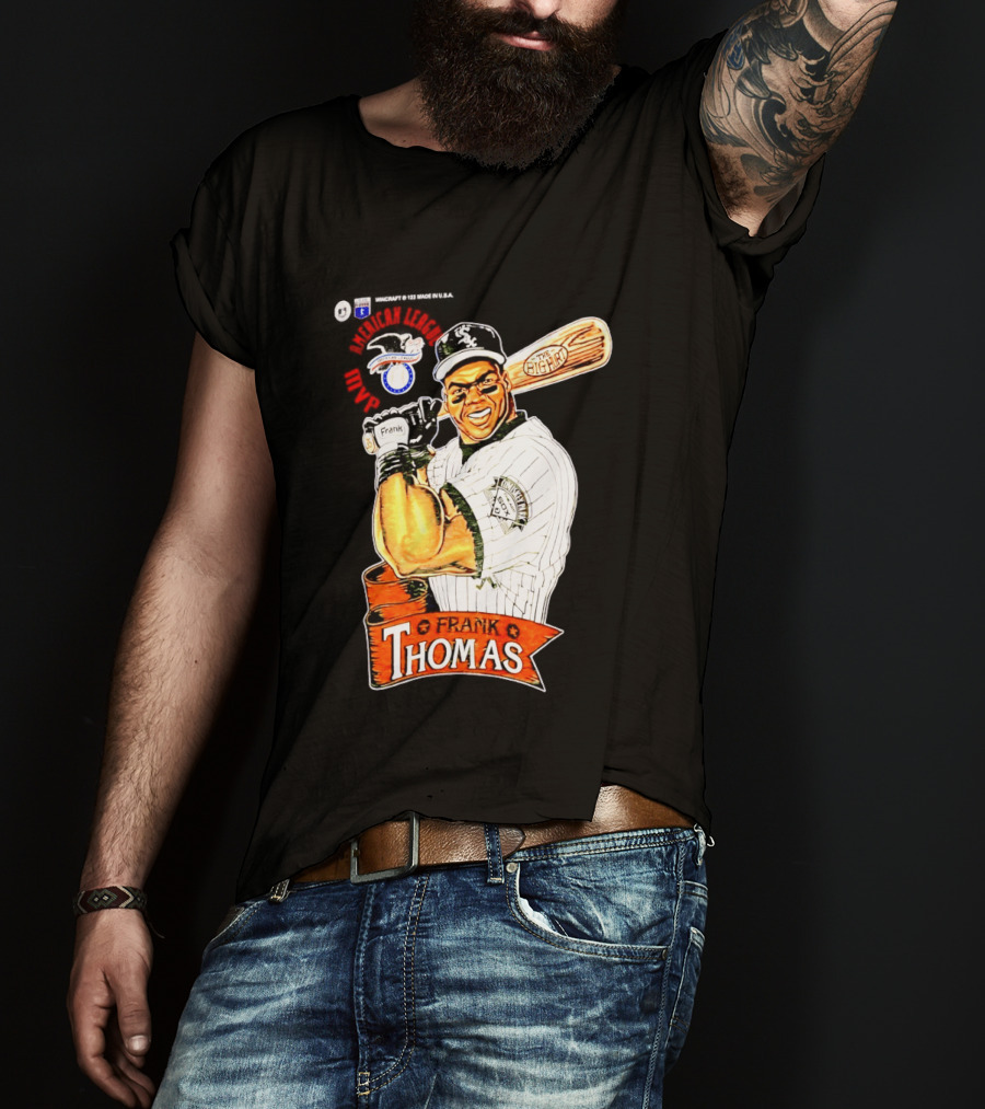 Frank Thomas Chicago White Sox MVP The Big Hurt Baseball Legend T-Shirt