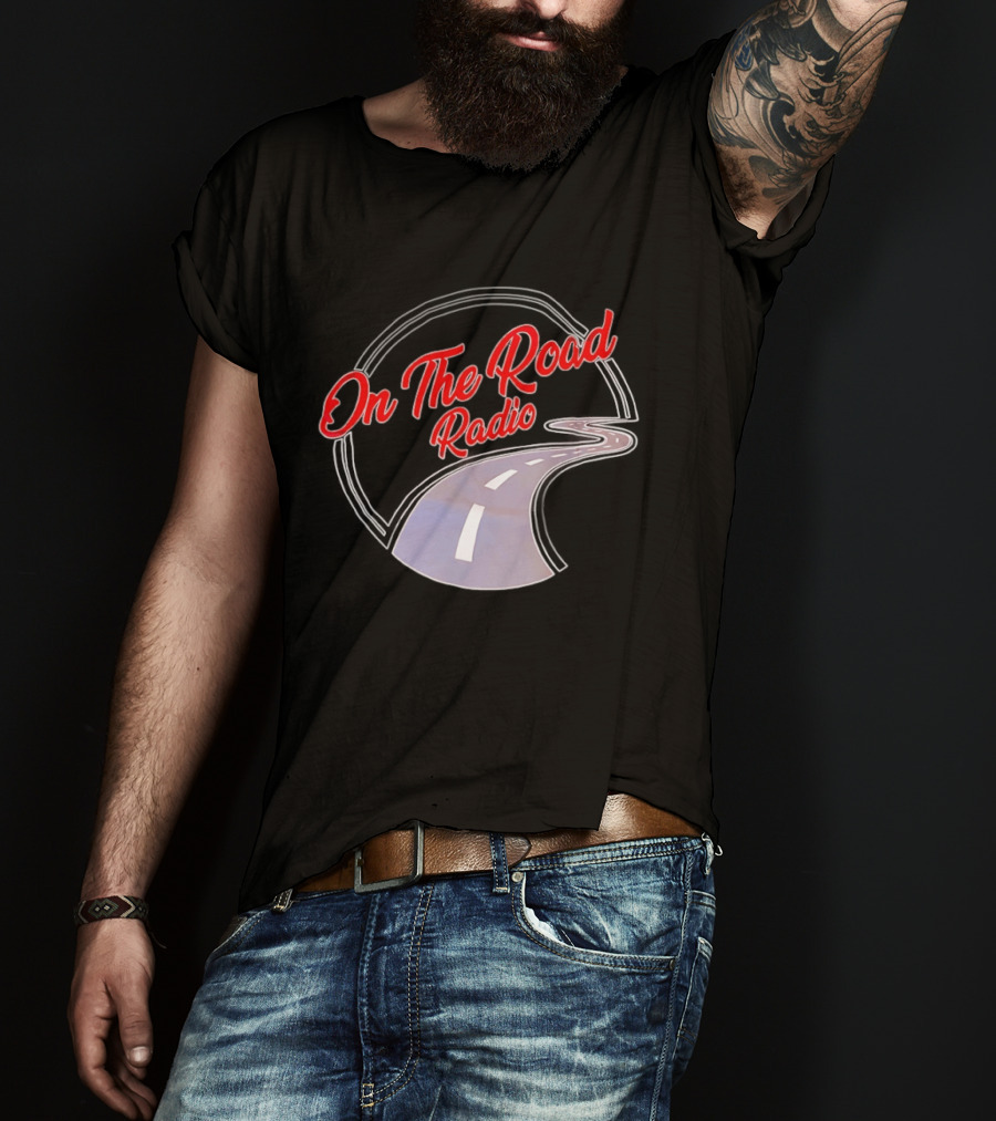 On The Road Radio Winding Highway Adventure T-Shirt