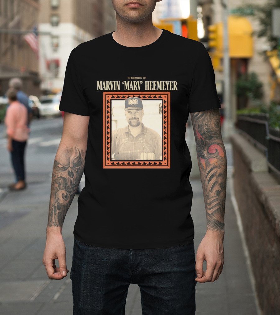 Marvin Heemeyer Memory Overalls and Cap T-Shirt