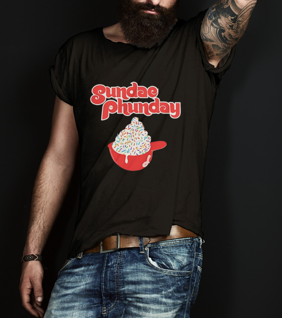 Philadelphia Phillies Sundae Phunday Ice Cream Helmet Sprinkle Delight T-Shirt