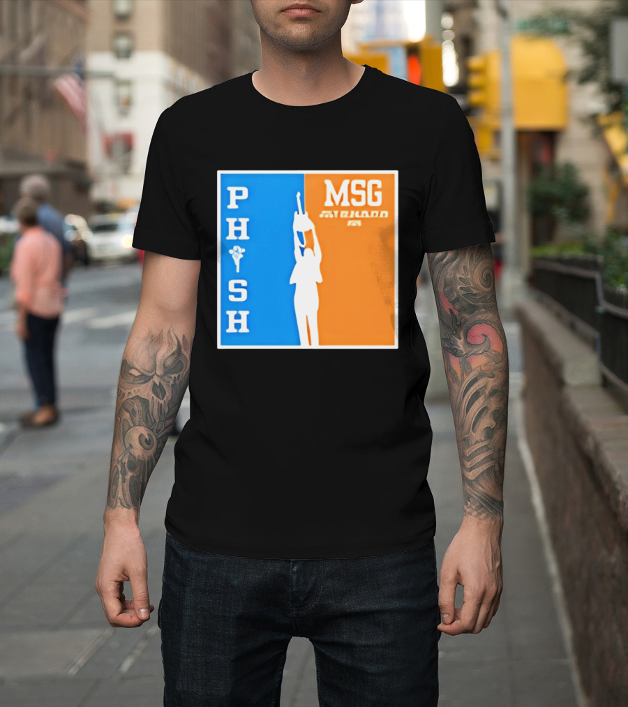 PHISH MSG Silhouette Guitar Concert Event T-Shirt