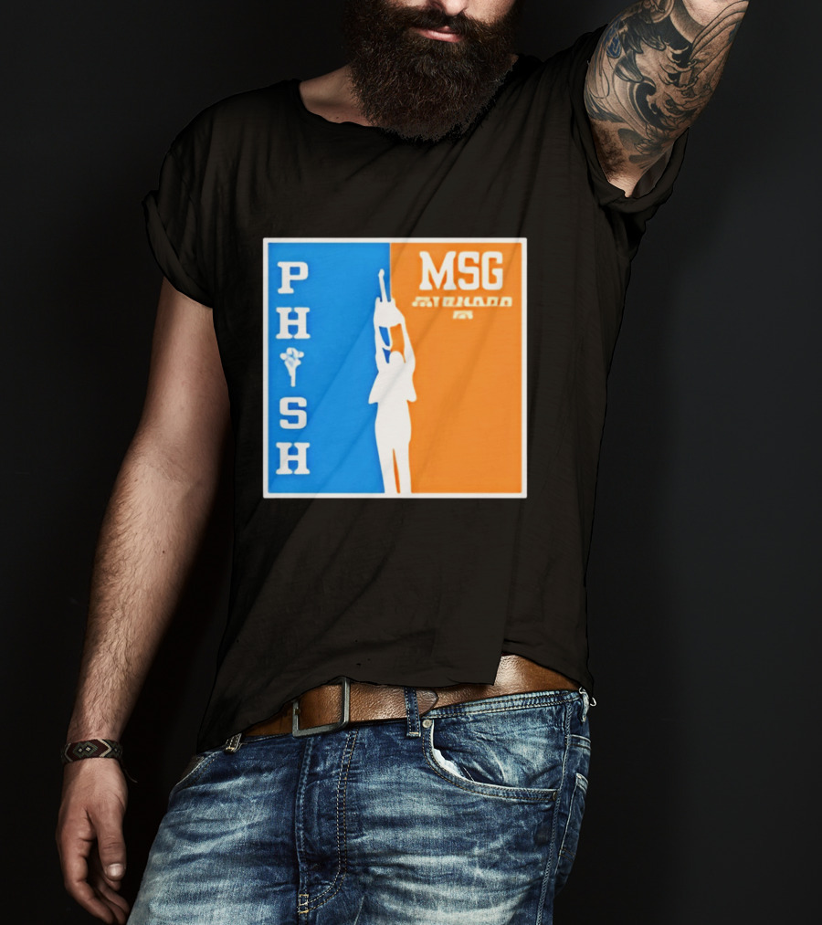 PHISH MSG Silhouette Guitar Concert Event T-Shirt