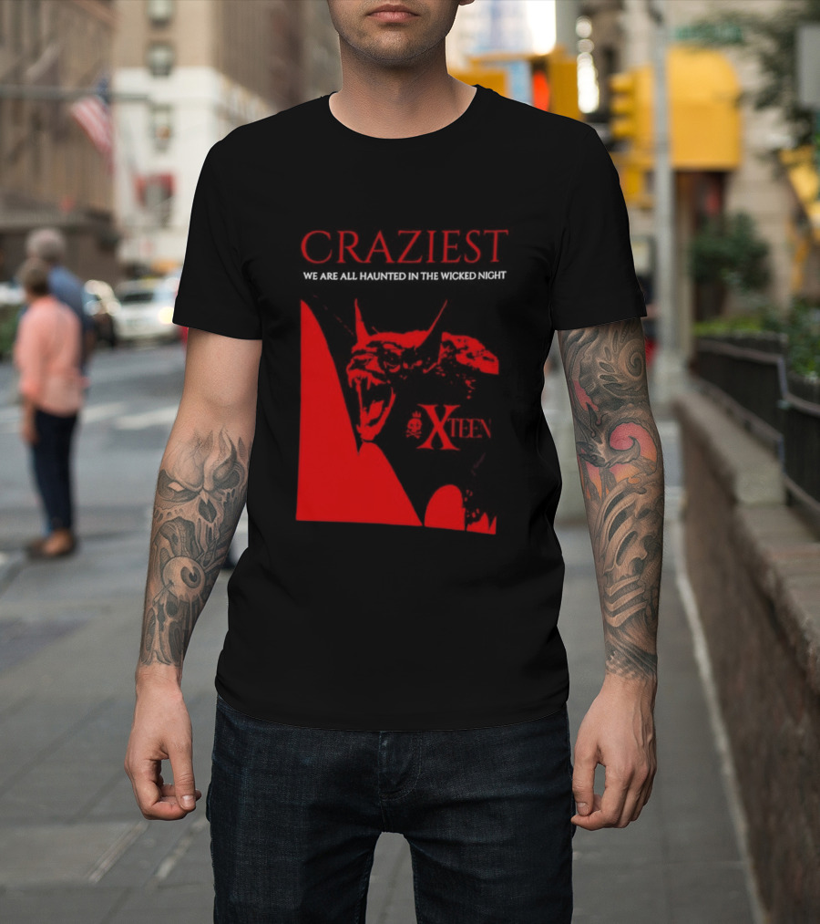 Craziest We Are All Haunted In The Wicked Night Xteen Devil T-Shirt