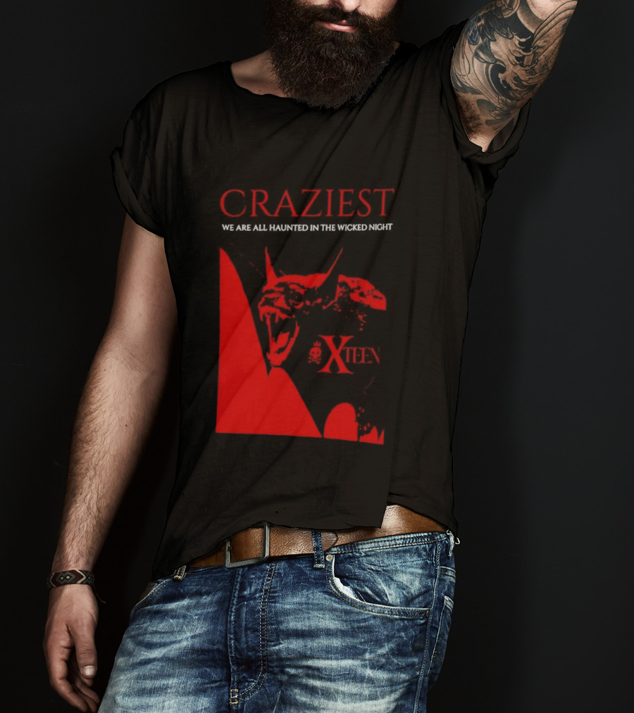Craziest We Are All Haunted In The Wicked Night Xteen Devil T-Shirt
