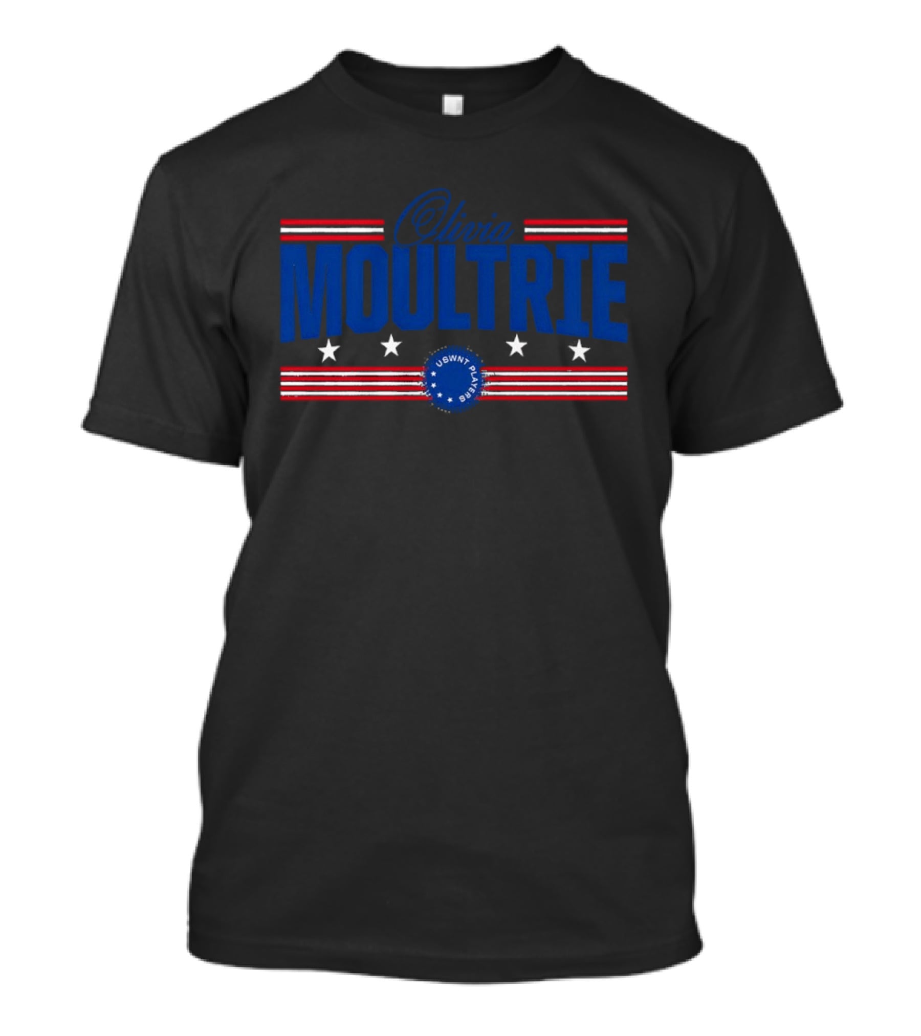 Olivia Moultrie USWNT Stars And Stripes T-Shirt