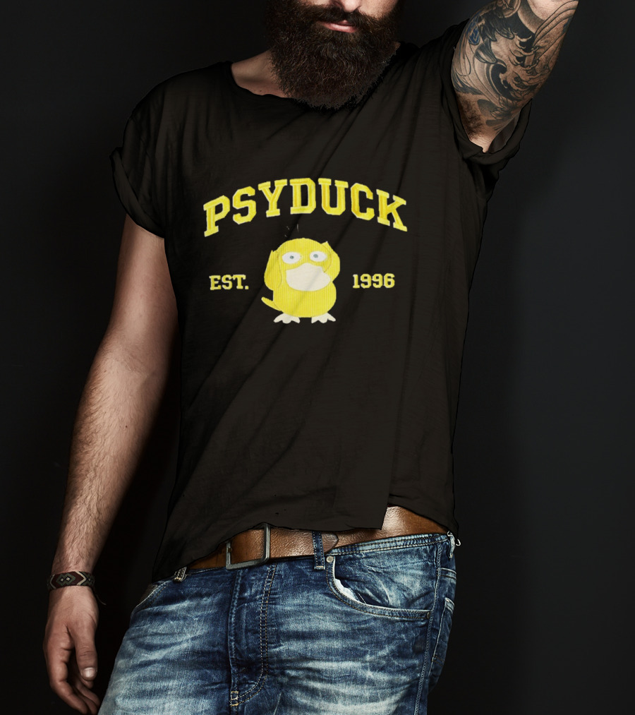 Psyduck Est 1996 Vintage Yellow T-Shirt