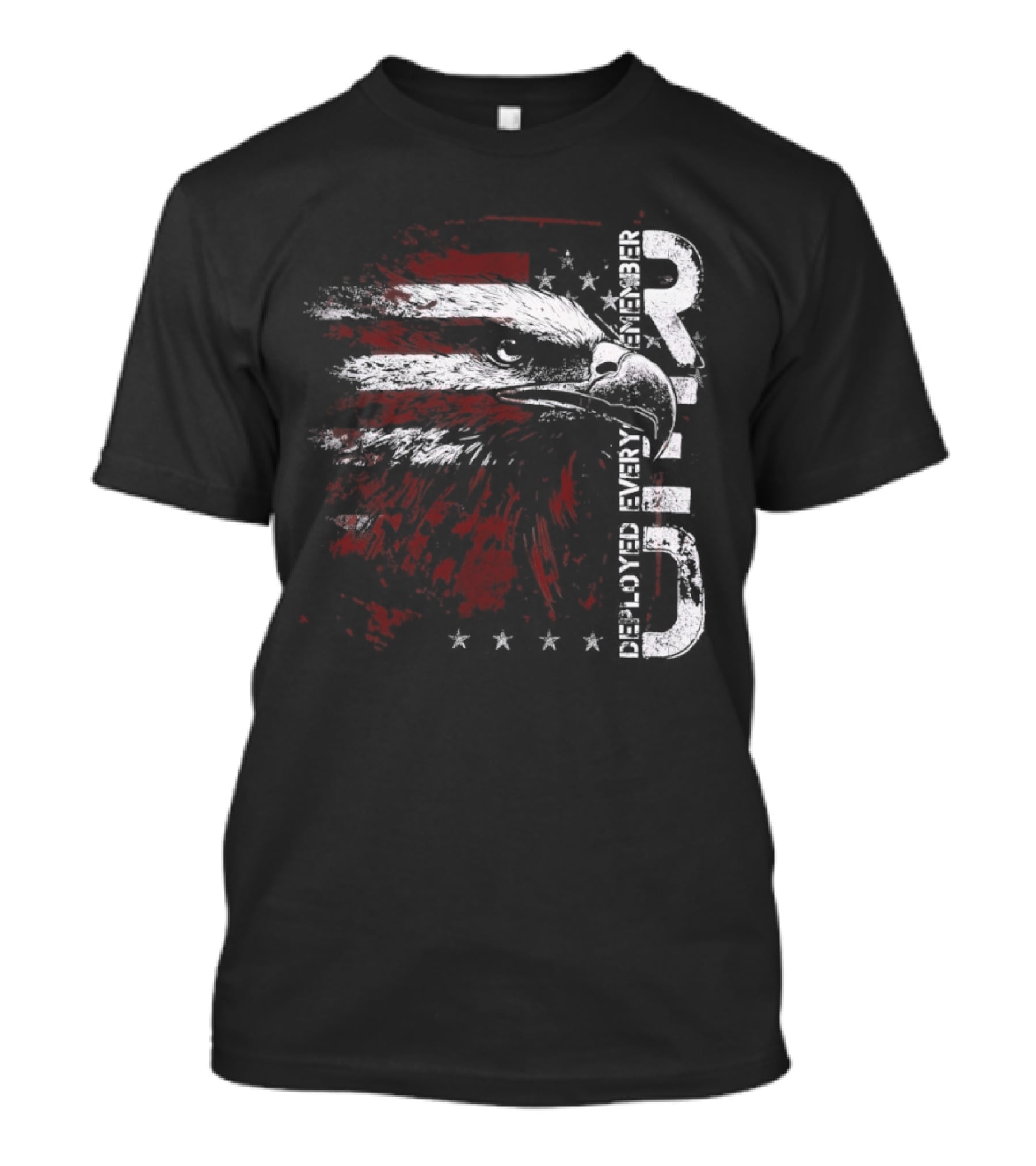 R.E.D. Eagle Deployed Remember Every Friday Honor Veteran Patriot America T-Shirt
