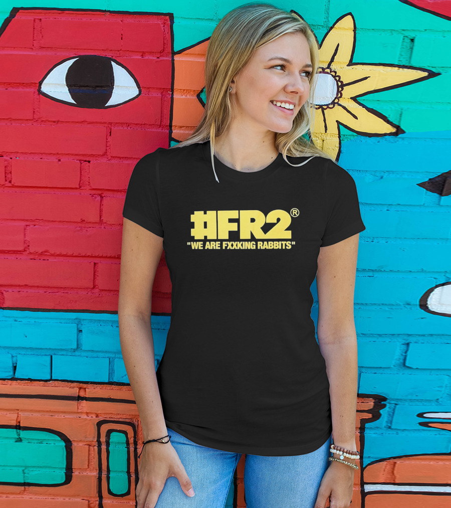 FR2 We Are Fxxking Rabbits Yellow T-Shirt