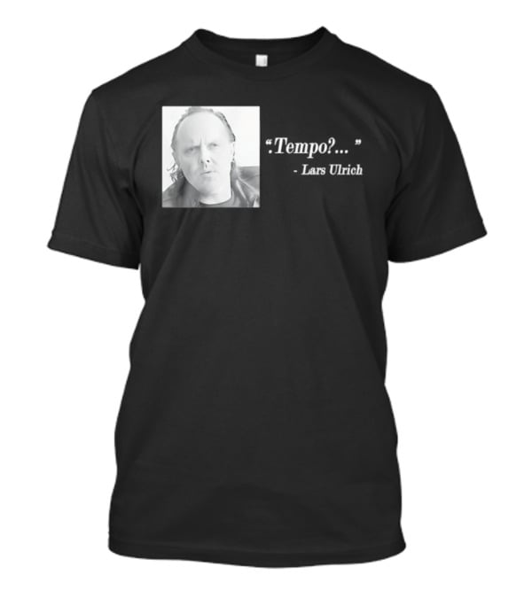 Lars Ulrich Tempo Vintage Style Photo T-Shirt