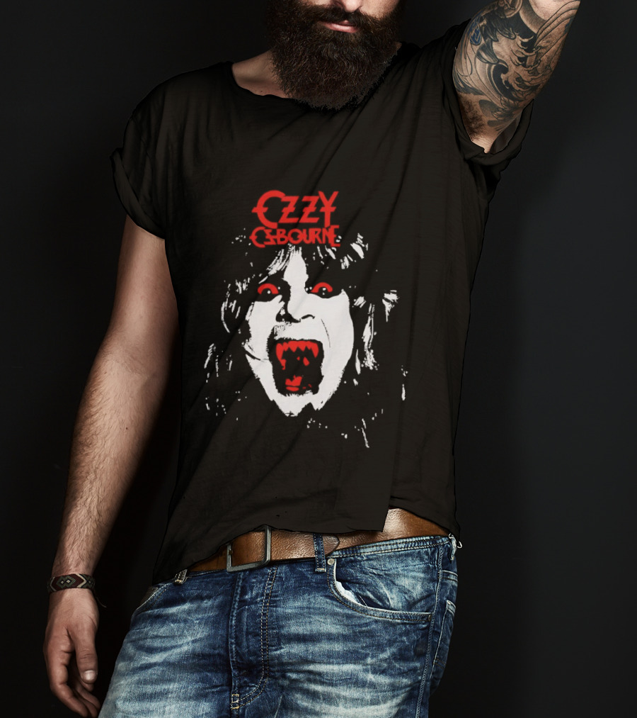 Ozzy Osbourne Vampire Horror Face T-Shirt