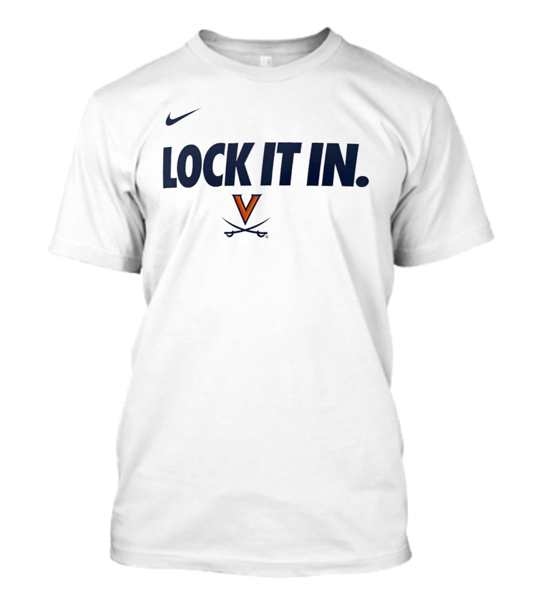 Nike Lock It In Virginia Cavaliers V Crossed Sabres T-Shirt