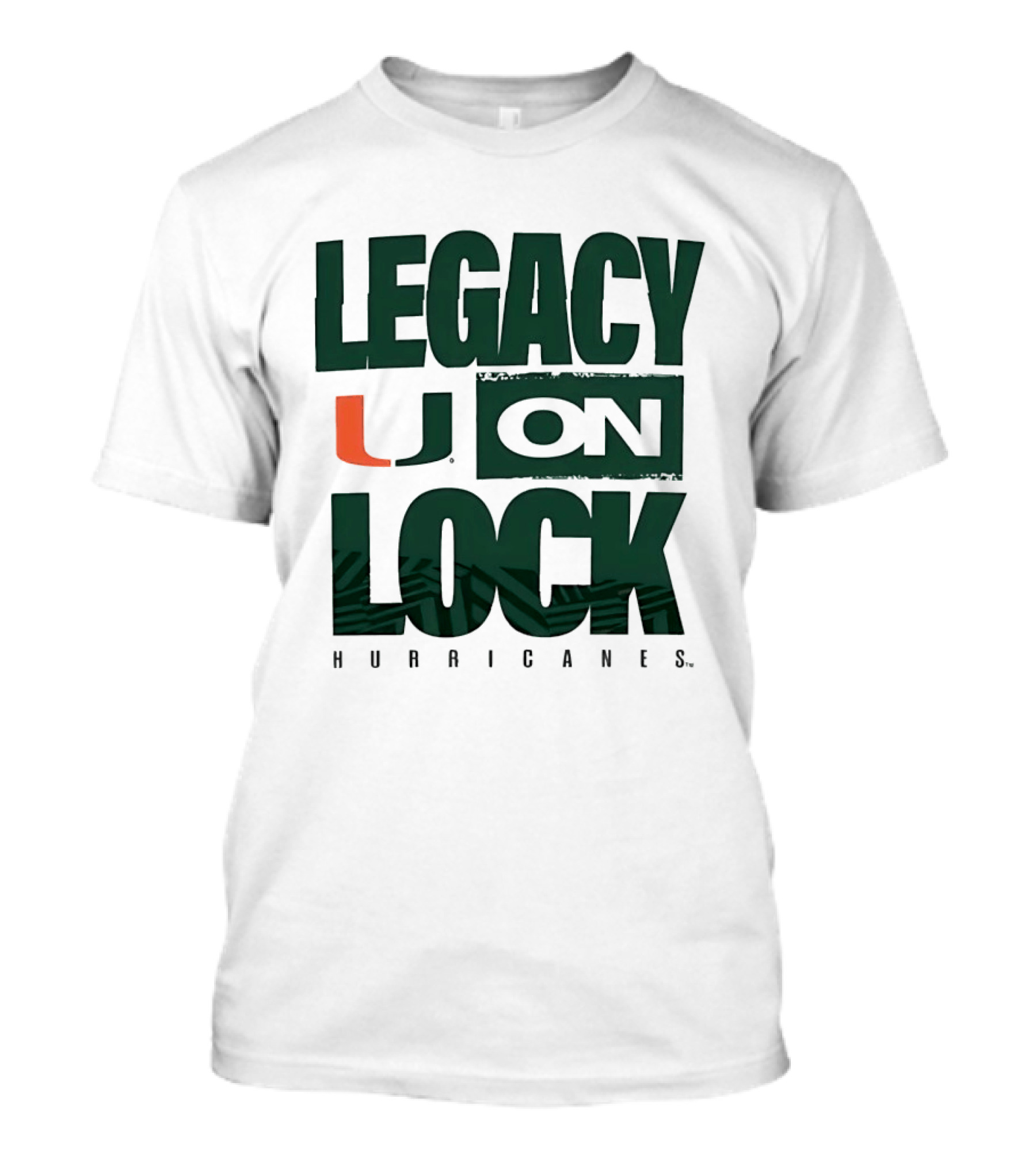 Legacy U On Lock Miami Hurricanes T-Shirt