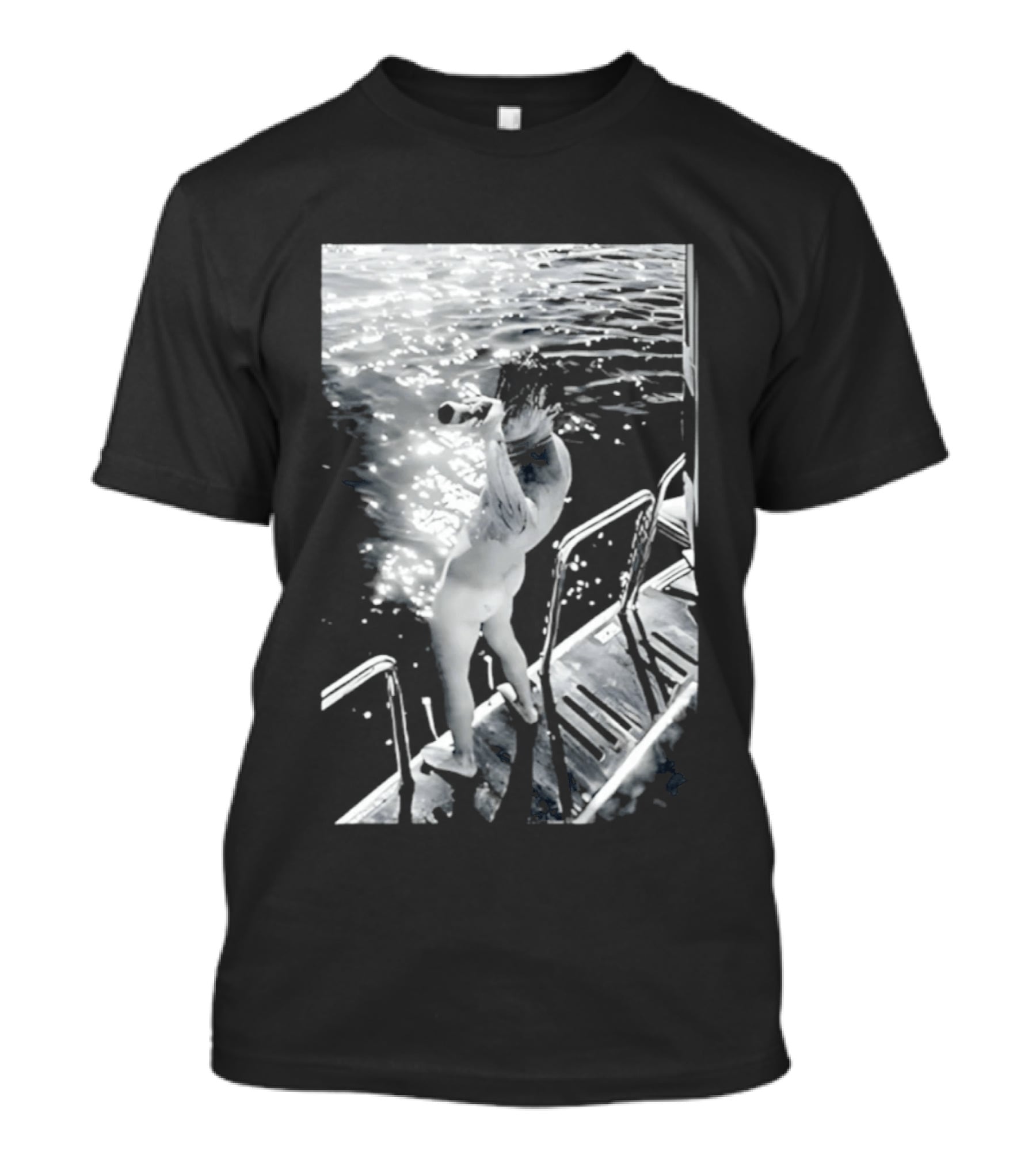 Yungblud Naked And Jumping Into Water Scene T-Shirt