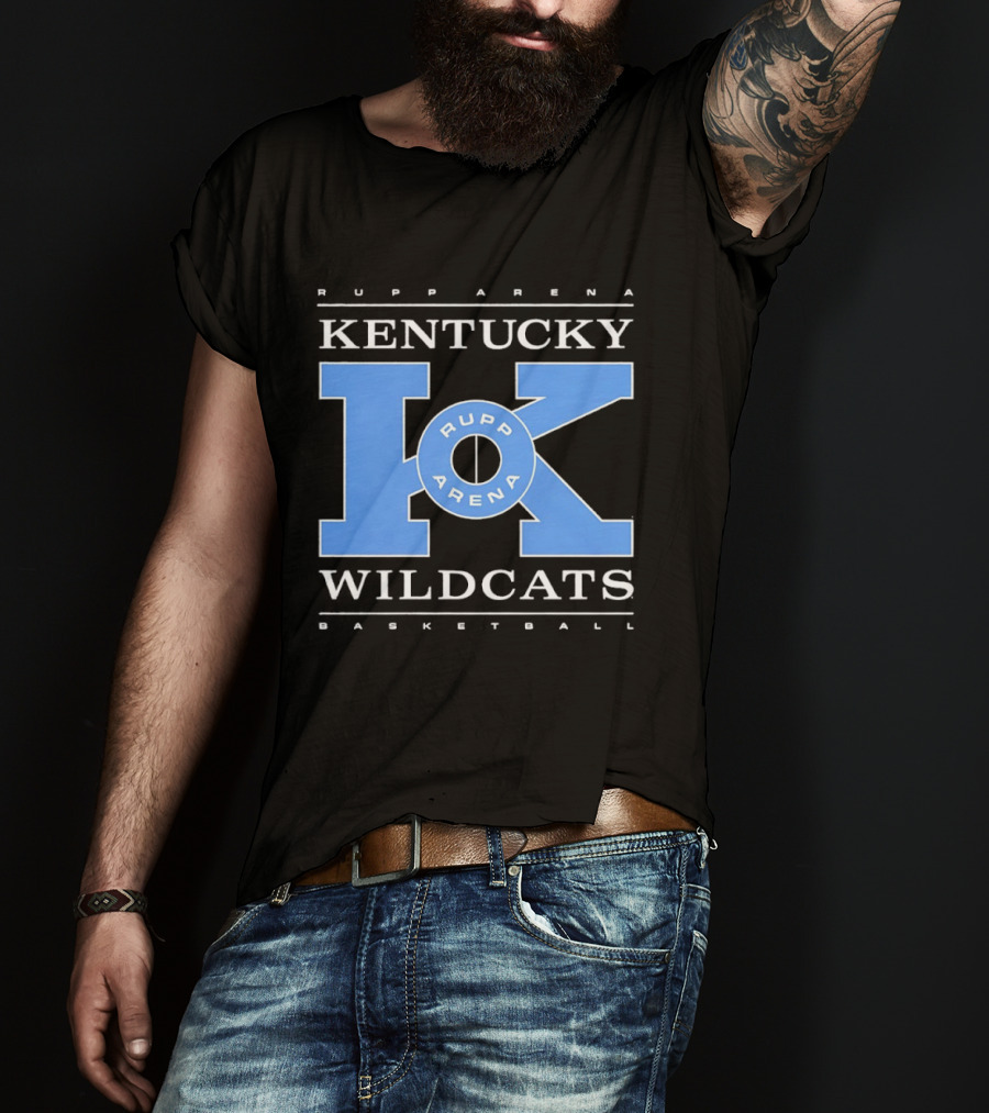 Rupp Arena Kentucky Wildcats Basketball Big K T-Shirt