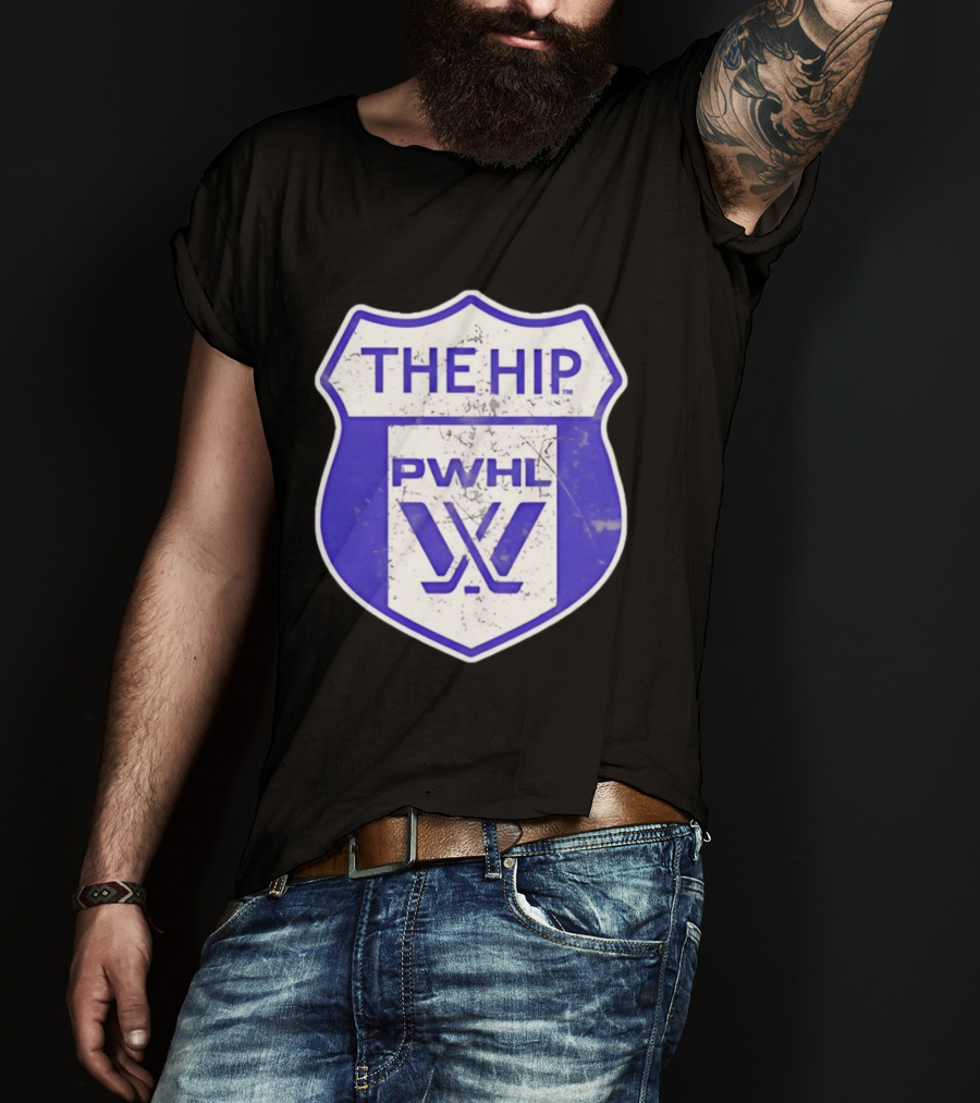 The Hip PWHL Hockey Badge Crest T-Shirt