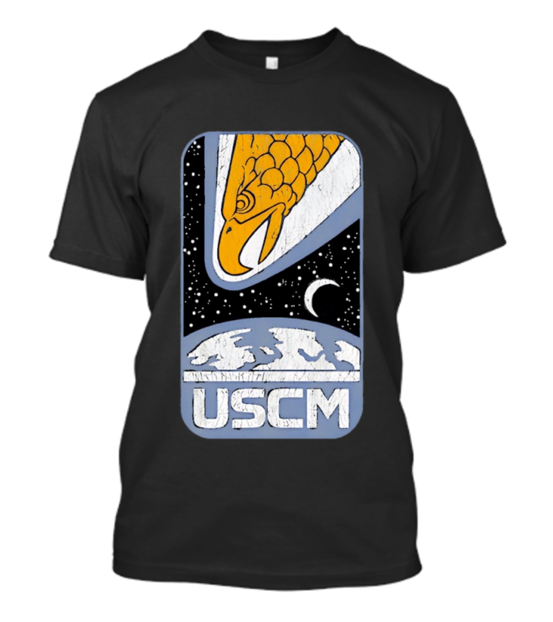 USCM Screaming Eagle Lunar Night Sky T-Shirt