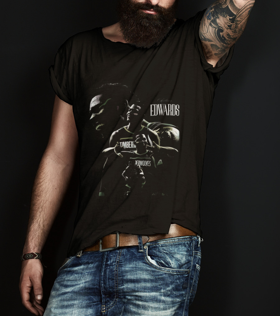 Anthony Edwards Ant Man Minnesota Timberwolves Neon Green T-Shirt