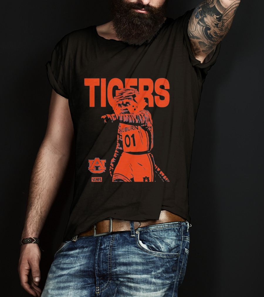 Auburn Tigers 01 Slam Auburn Sports Team T-Shirt