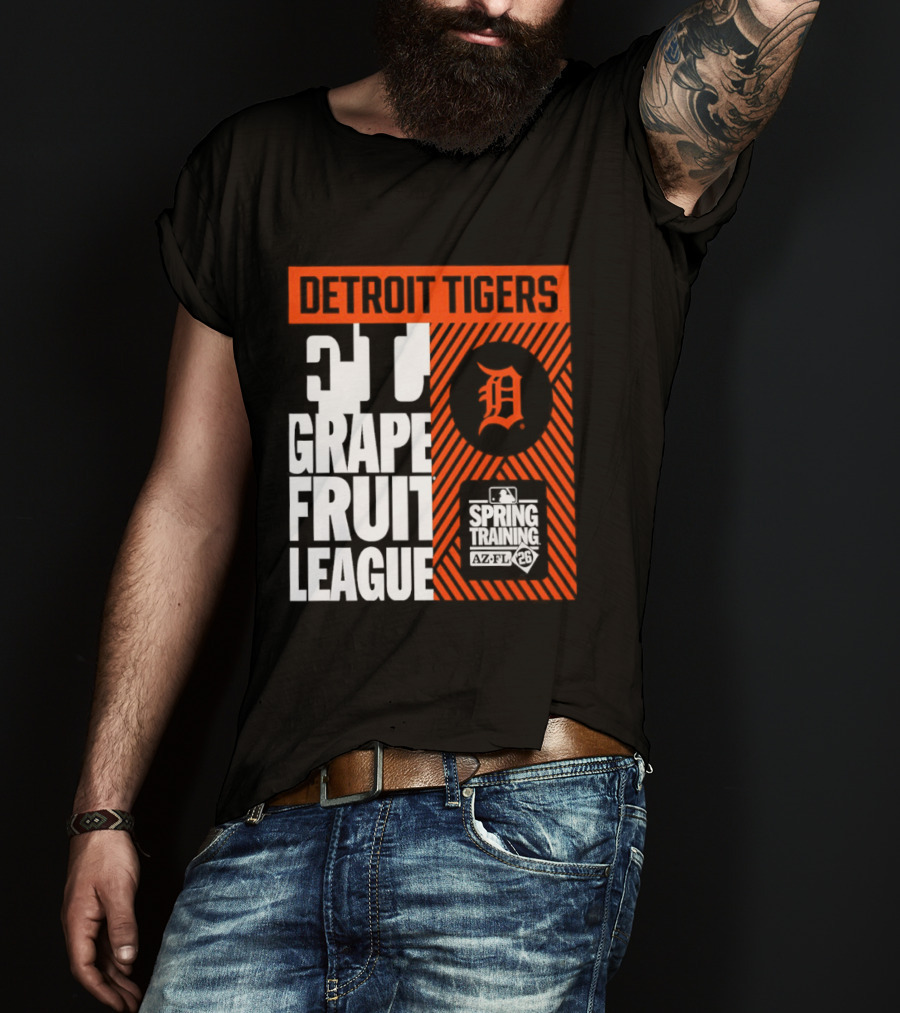 Detroit Tigers Grapefruit League Spring Training 2026 T-Shirt