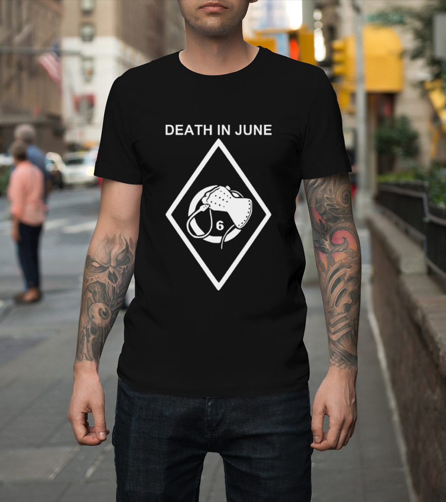 Death In June Mask Icon White T-Shirt