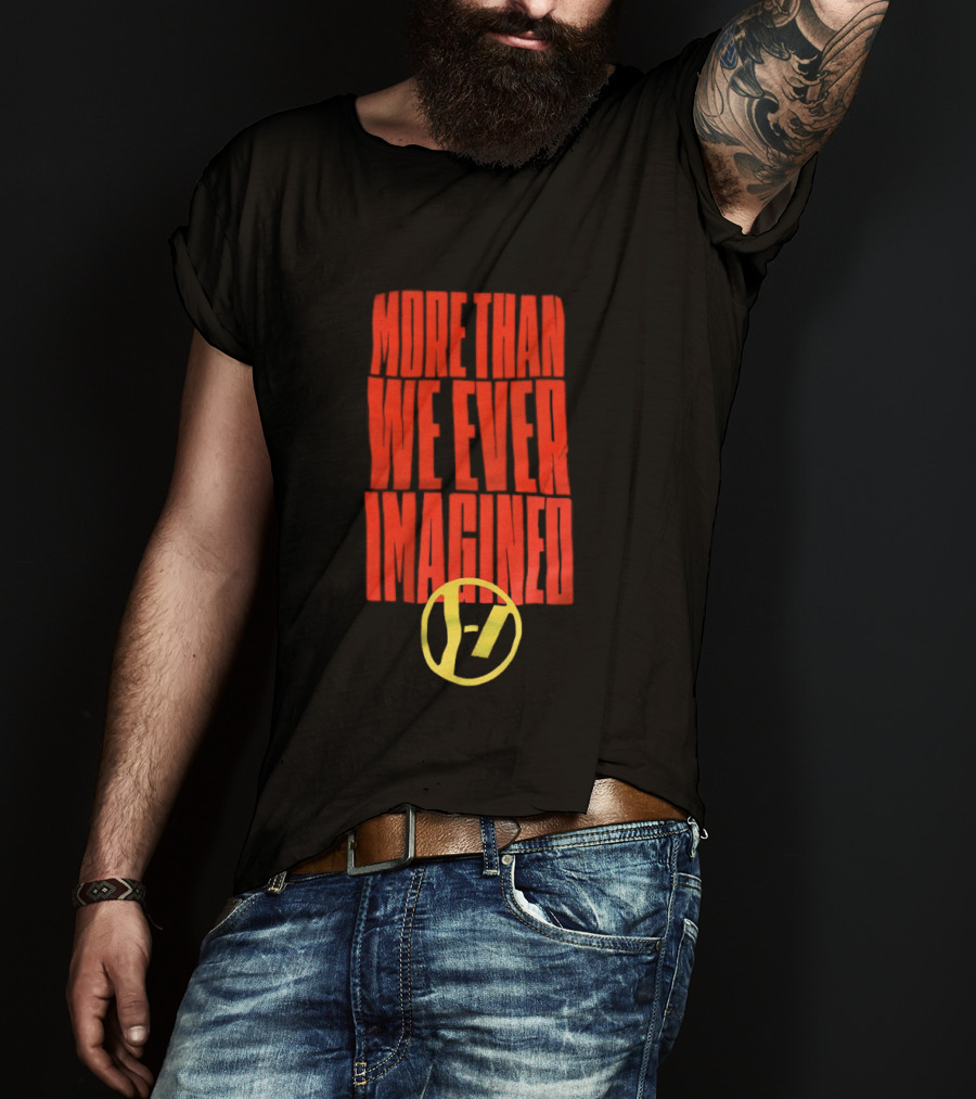 More Than We Ever Imagined Twenty One Pilots Yellow Circle T-Shirt