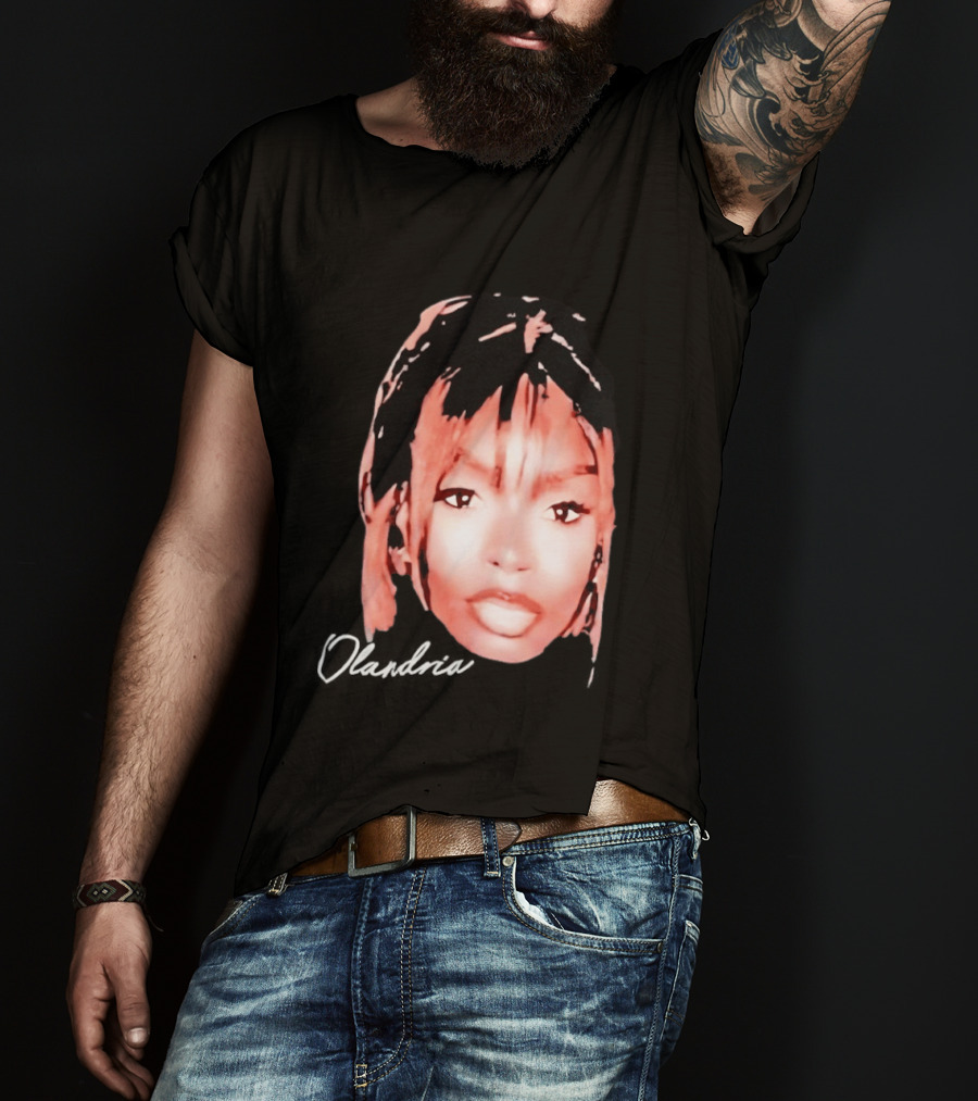 Olandria Carthen Big Face Bold Expression Trend T-Shirt