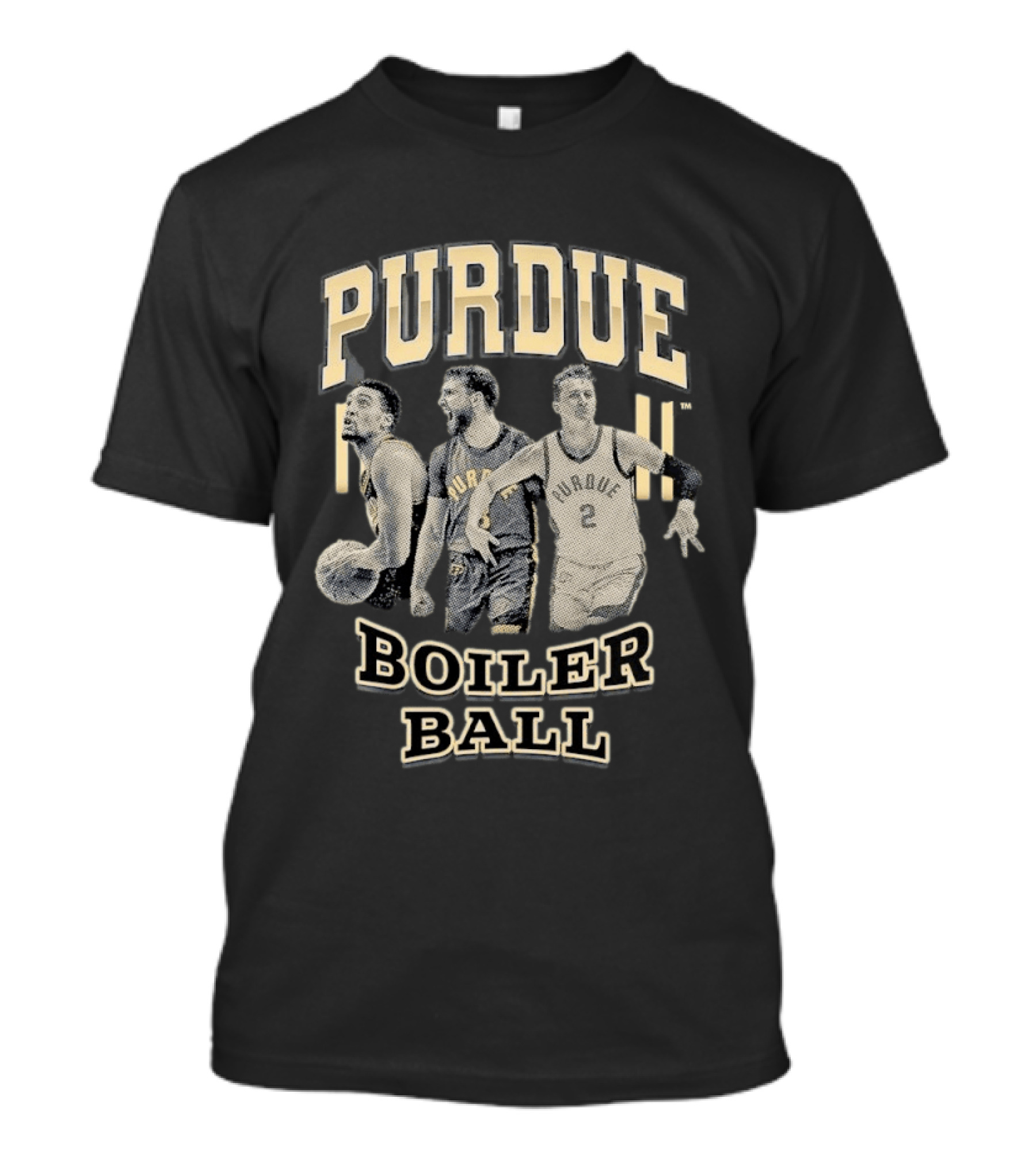 Purdue Boiler Ball Basketball Players Team Spirit T-Shirt