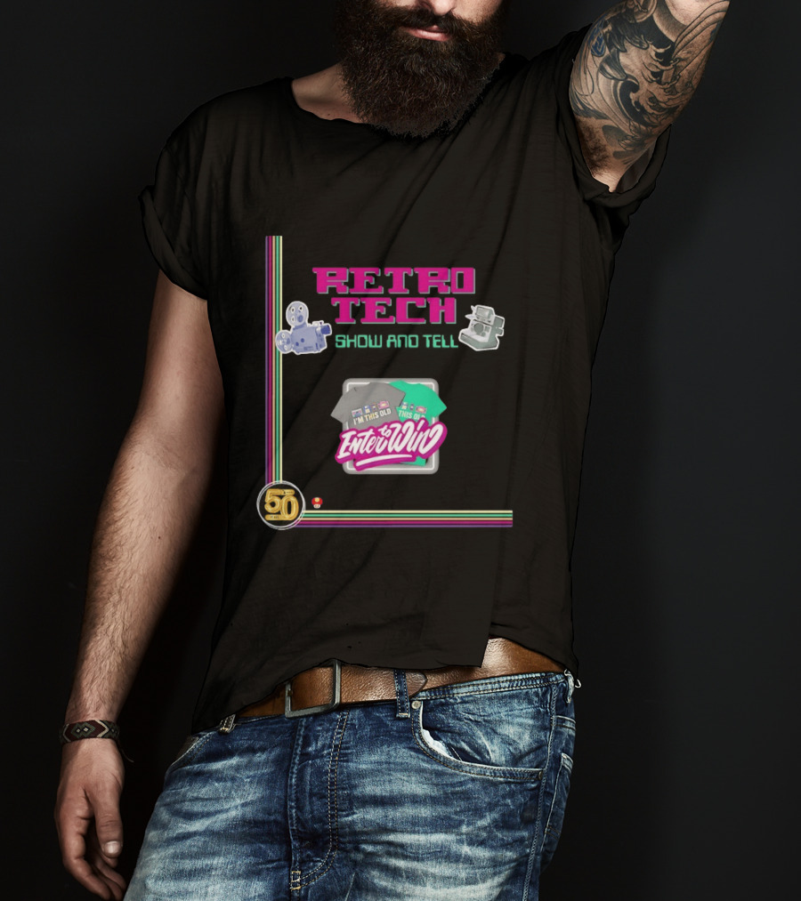 Retro Tech Enter To Win 50 Years I'm This Old T-Shirt