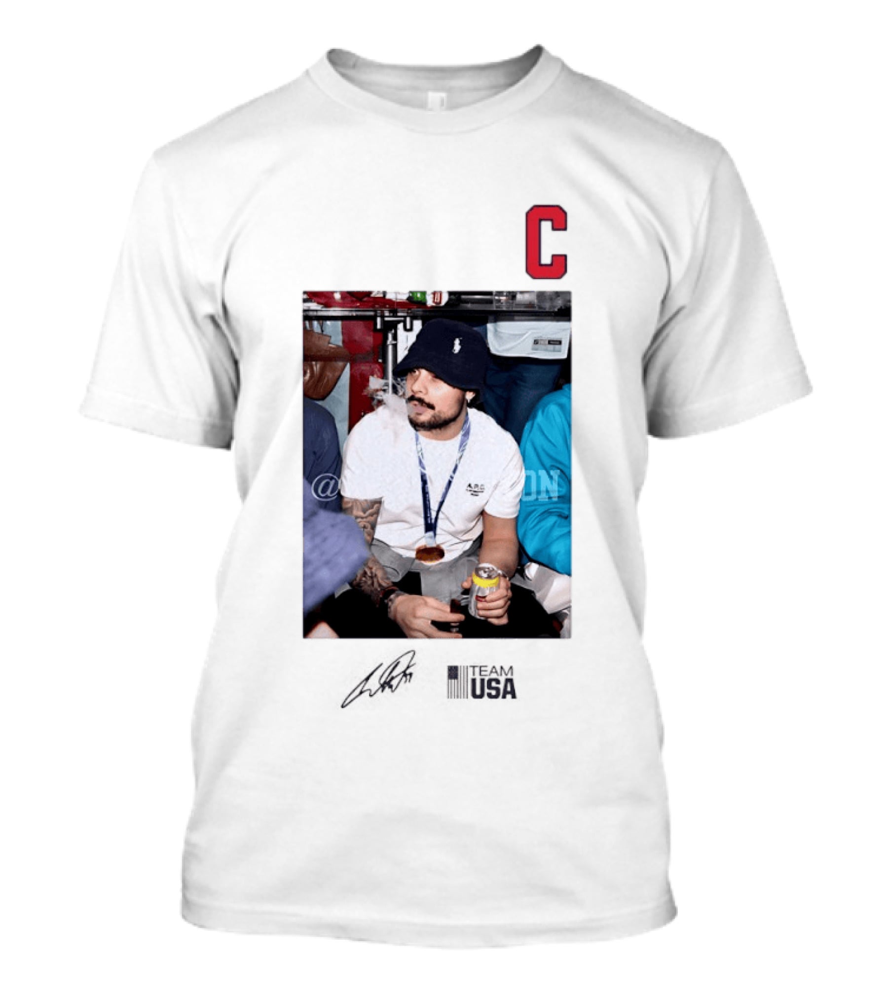 Veeze Wearing Beanie Hat Team USA At Winter Olympics 2026 T-Shirt