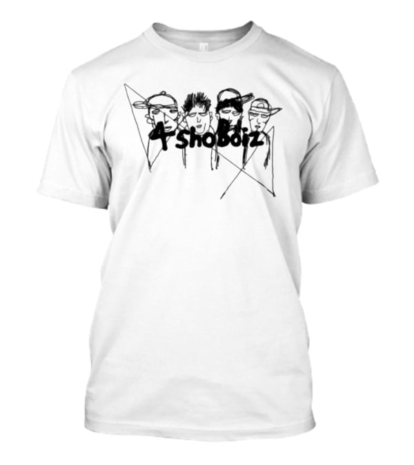 4 Shoboiz Retro Hip Hop Crew Sketch T-Shirt