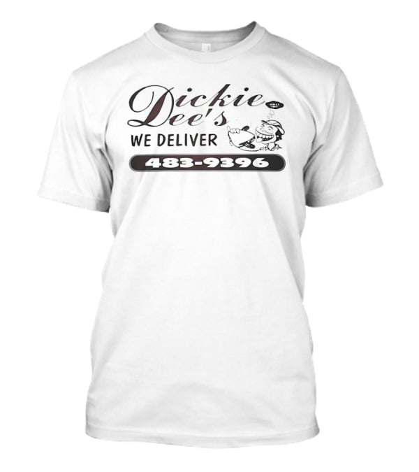 Dickie Dee's We Deliver 483 9396 Retro Ice Cream Cart T-Shirt