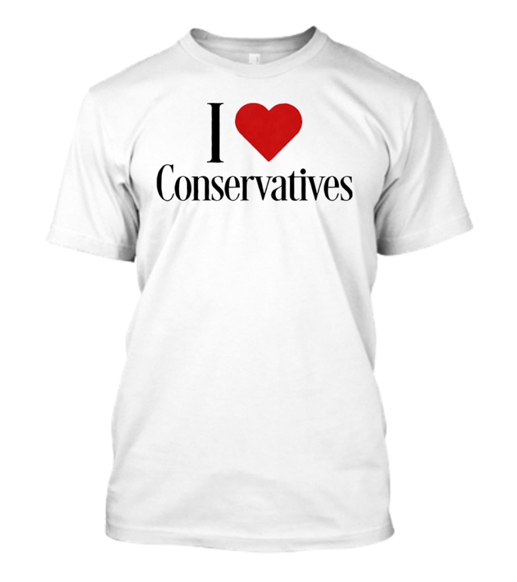 I Heart Conservatives Patriotic Pride T-Shirt