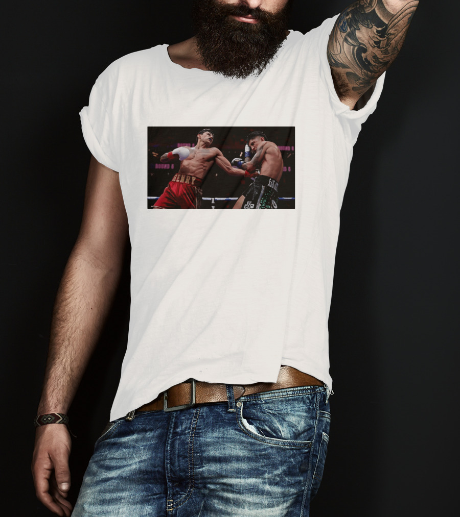 Ryan Garcia Vs Mario Barrios Boxing Match Action Round 6 T-Shirt