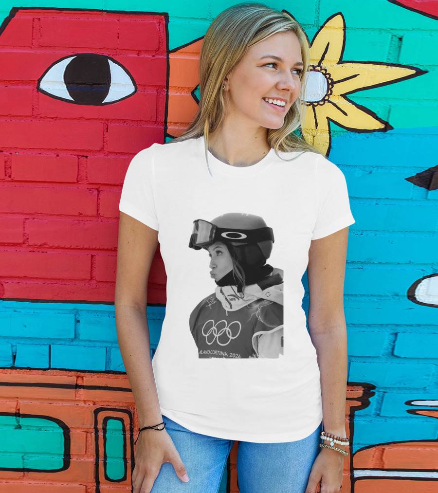 Eileen Gu Olympic Freestyle Skiing Milano Cortina 2026 T-Shirt