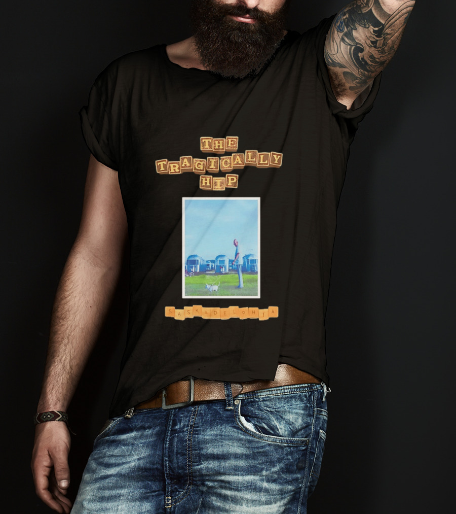 The Tragically Hip Saskadelphia Vintage Trailer Scene T-Shirt