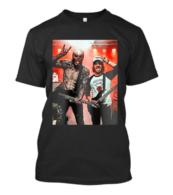 Vecna Dustin Henderson Hellfire Club Stranger Things Guitar Jam Session T-Shirt