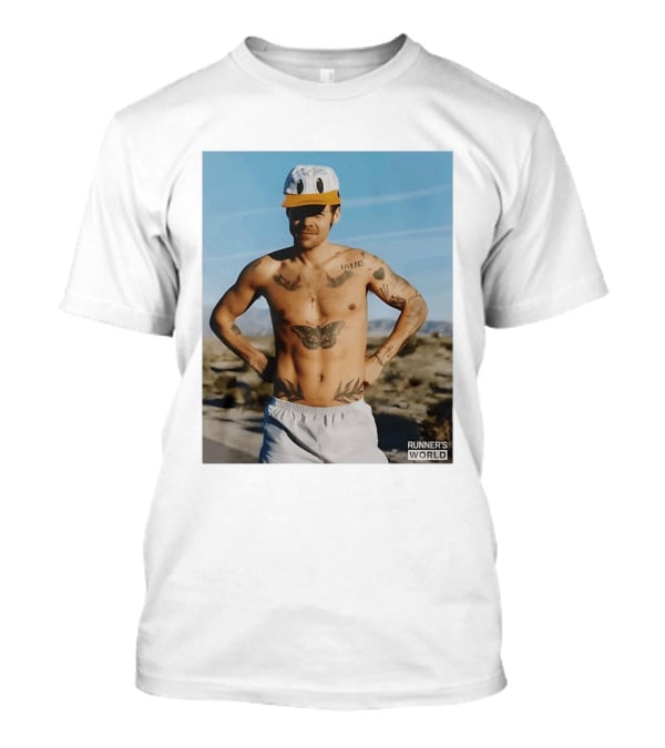 Harry Donald Duck Cap Runner's World Desert Tattoos T-Shirt