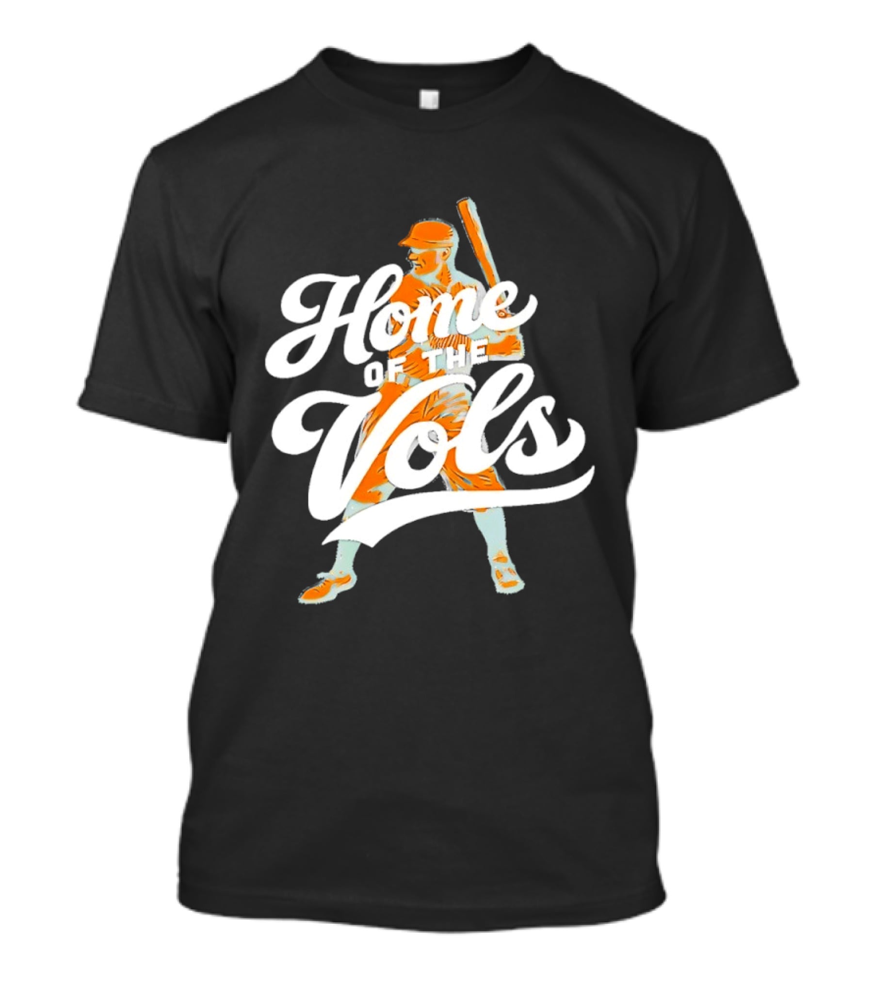 Home Of The Vols Baseball Player T-Shirt