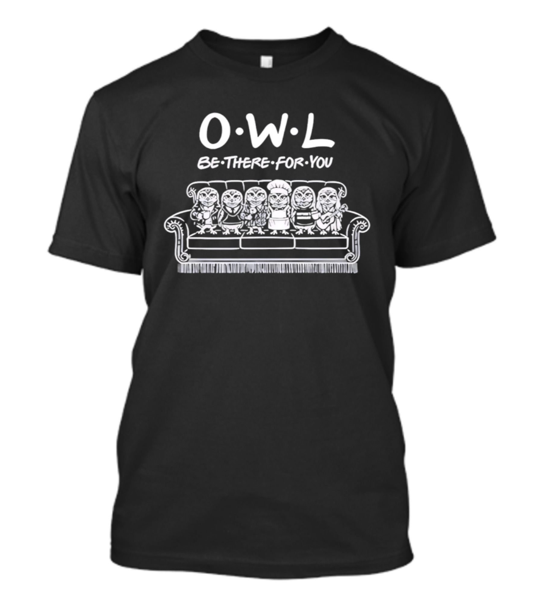 OWL Be There For You Friends Couch Scene T-Shirt
