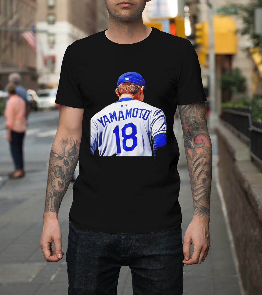 Yamamoto 18 Los Angeles Dodgers Baseball Jersey T-Shirt