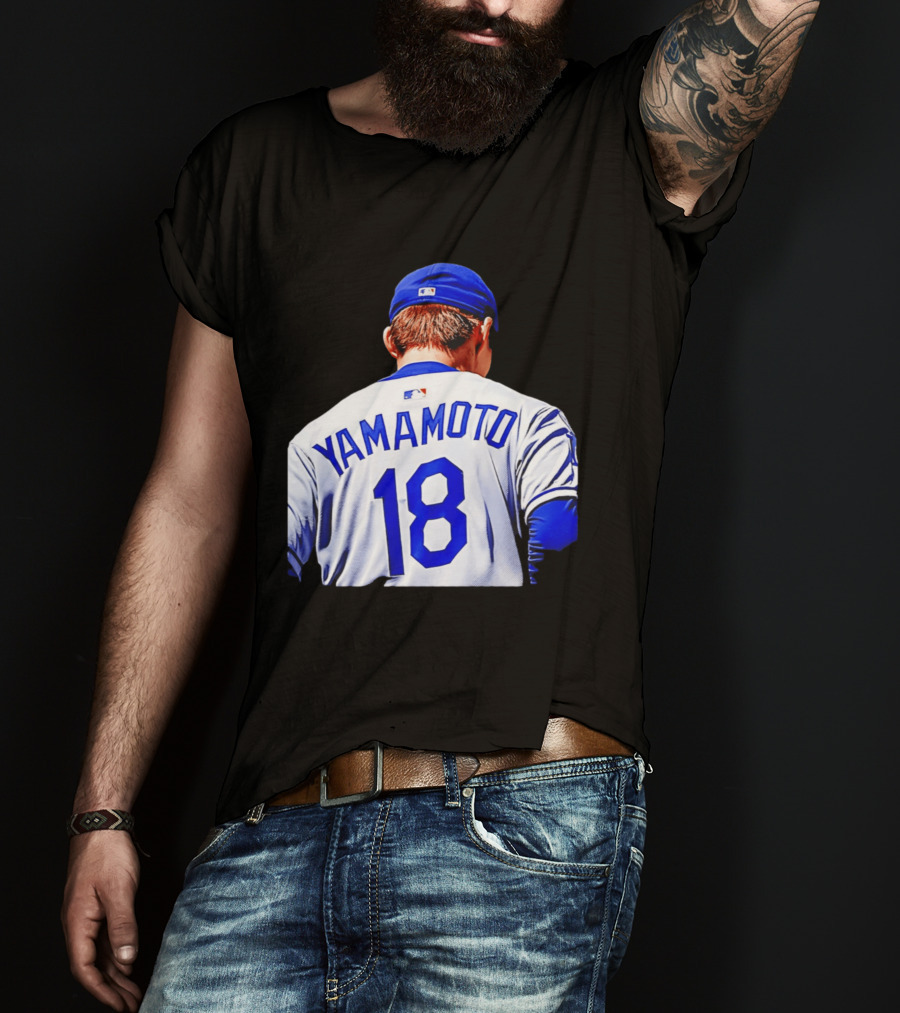 Yamamoto 18 Los Angeles Dodgers Baseball Jersey T-Shirt