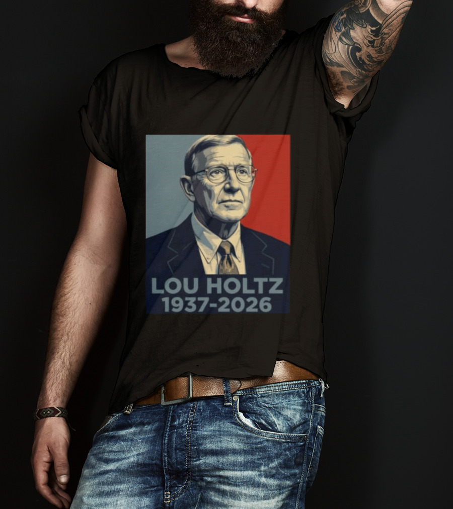 Lou Holtz 1937 2026 Memorial T-Shirt